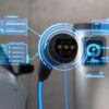 electric vehicle charger plug with digital display
